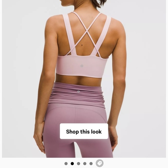 lululemon athletica Women's Pink Sports Bra - Picture 1 of 6